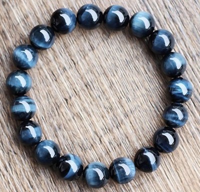 9mm Natural Blue Tiger's Eye Stretch Braclet Tiger Eye Quartz Gemstone Beads