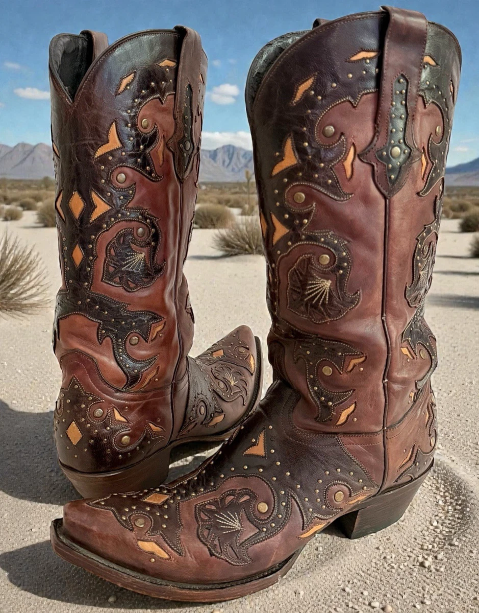 Lucchese Floral Low (1-1.9 in) Heel Height Boots for Women for