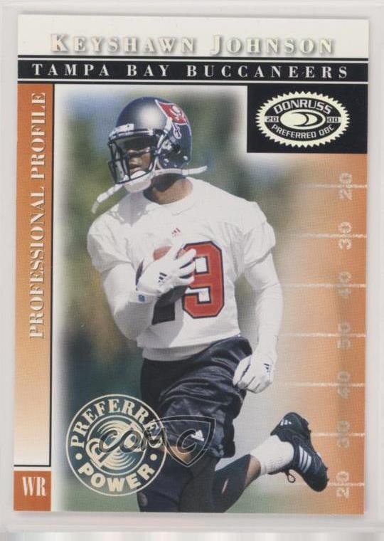 2000 Donruss Preferred QBC Preferred Power 216/500 Keyshawn Johnson #22 3l7
