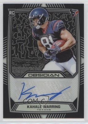 2019 Panini Obsidian Rookie 142/150 Kahale Warring #RA-KWA Auto RC n1u