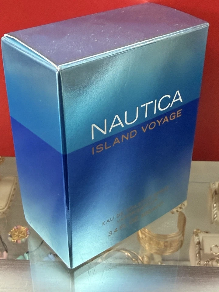 Nautica Island Voyage Eau De Toilette Masculino 3,4 fl. oz 100 ml novo. Descontinuado - Imagem 2 de 4