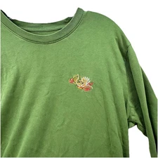 Vintage Y2K Hurley Dragon Embroidered LS shirt Men’s Medium Japan Graphic Tee
