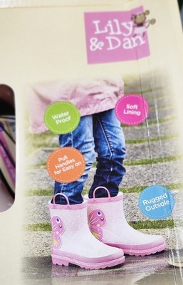 Lily And Dan Girls Rain Boots