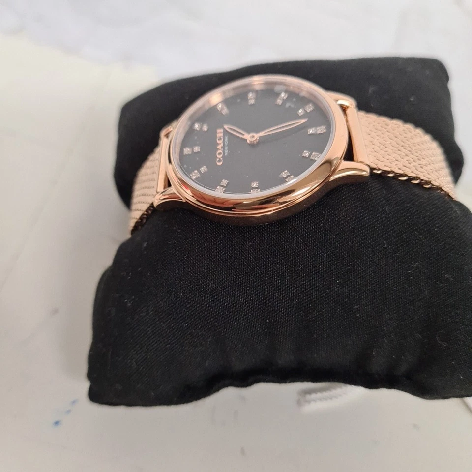 Coach Chelsea Women's 32mm Quartz Crystal Accent Rose Gold Watch *A-GRADE* - image 3 of 4