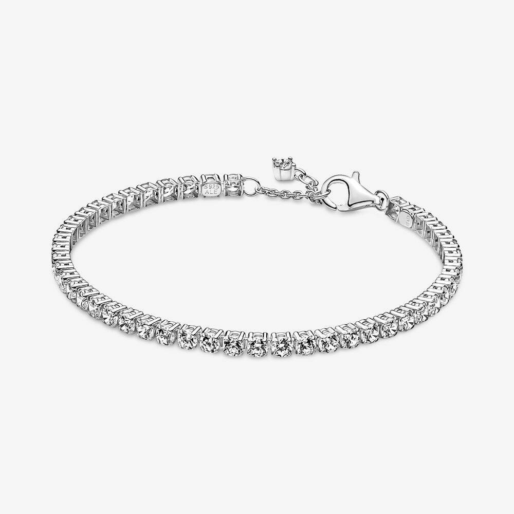 アクセサリー Pandora silver bracelet Pandora Sterling Silver Smooth Bracelet with Round Clasp
