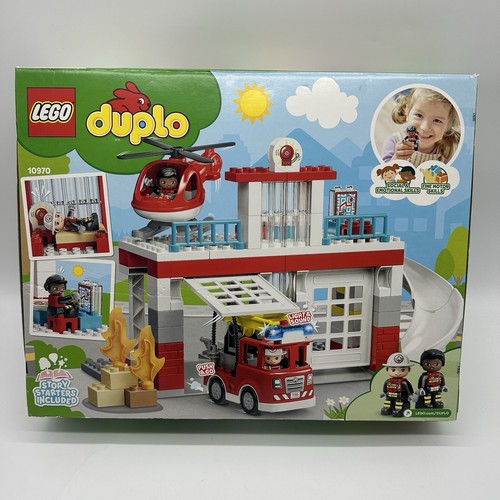 LEGO DUPLO: Fire Station & Helicopter (#10970) Retired Building Set - Brand New! - Picture 3 of 9