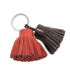 Hermes Carmen Uno Dos Keyring Brown,Dark Brown BF590184