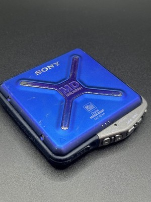 Sony MZ-E44 Blue Portable Minidisc Player MD Walkman - Working | eBay