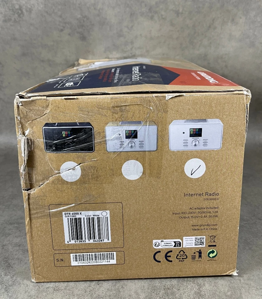 Grundig DTR 6000 X - Weiß - Internetradio - FM / RDS DAB+ FM - OVP - Bild 3 von 4
