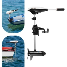 65lb Thrust Electric Outboard Trolling Motor 12v Fishing Boat Engine Brush Motor