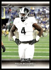 2017 Leaf Draft Malik McDowell Rookie Seattle Seahawks #49