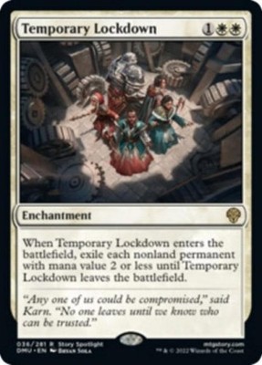 Temporary Lockdown - Near Mint MTG Dominaria United