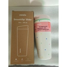 Owala "Give Me The Tea" 20oz Birthday Bash SmoothSip Slider Ceramic Stars Bottle