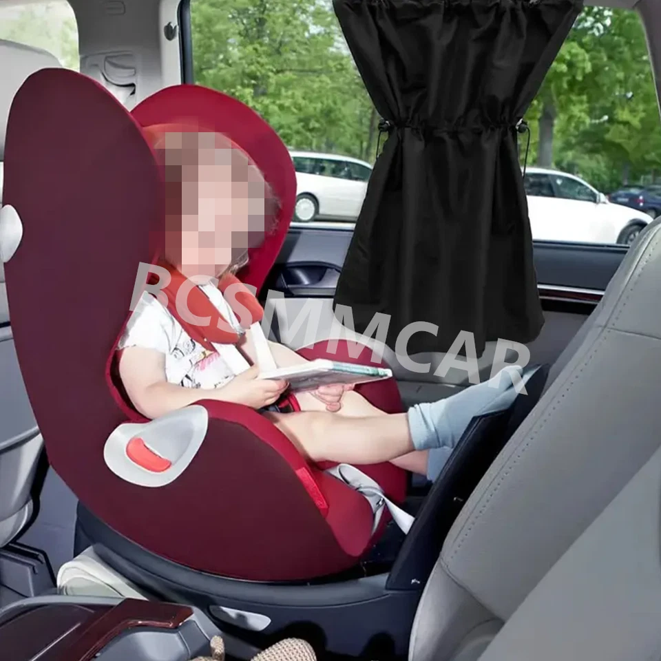 Protector privado protector privado cortinas parasol ventana lateral bebé coche verano Foto 4 de 4