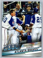 2020 topps update baseball atlanta braves decades' best #58