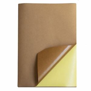 a4 blank printable stickers brown kraft paper with self adhesive