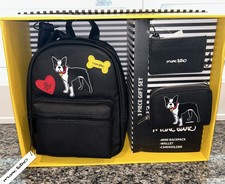 Marc Tetro Gift Set - French Bulldog Mini Backpack, Wallet, & Card Holder