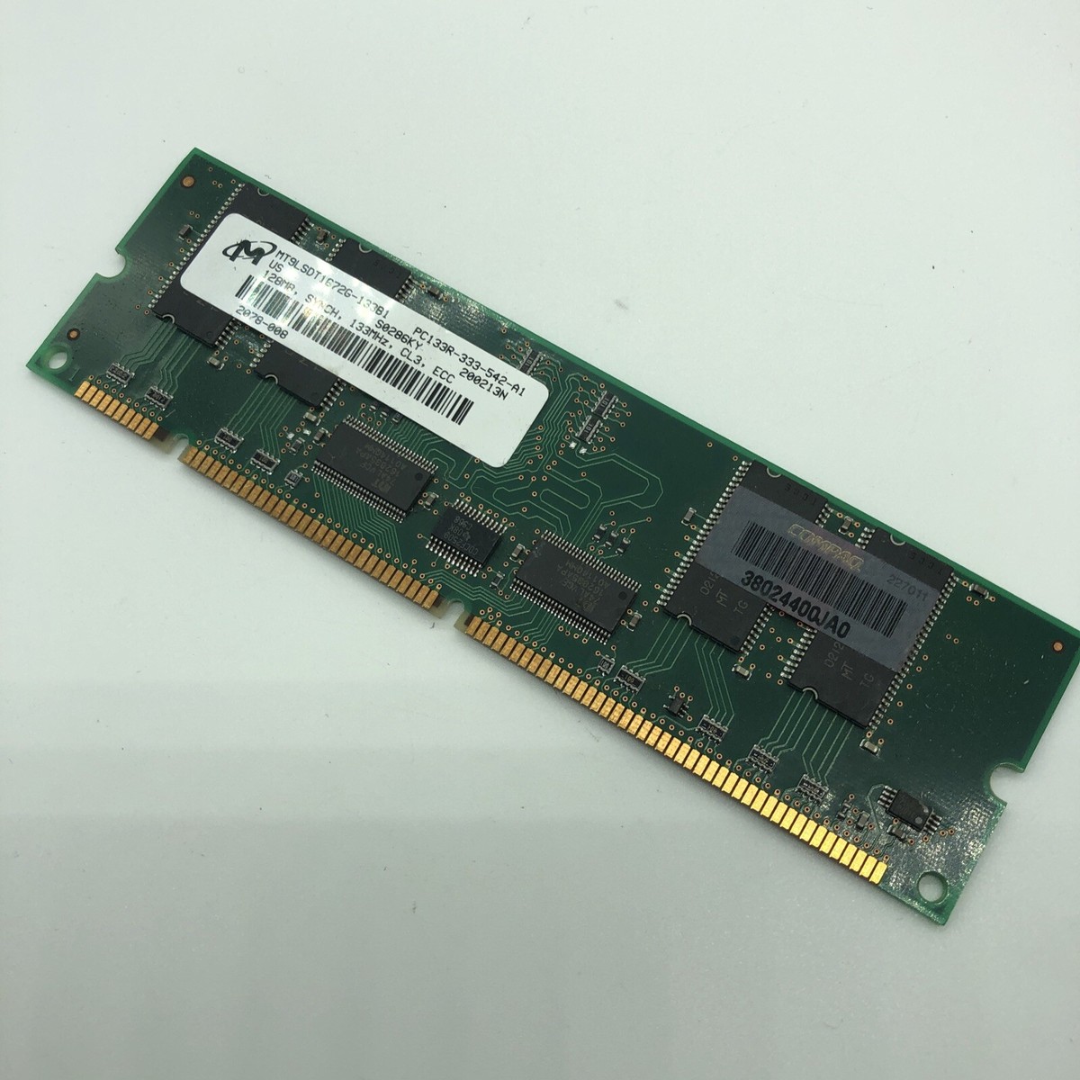 128MB PC-133 168-Pin ECC DIMM Memory Module (16x72) 128 MEG