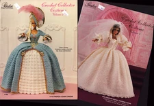 Crochet Collector Doll Costume Booklets Volumes 1 - 4 Patterns Lot Paradise Pub.