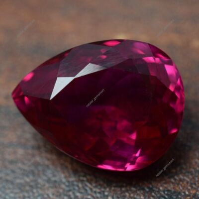 Extremely Rare Pink Sapphire Pear Cut 10.20 Ct NATURAL CERTIFIED Loose Gemstone