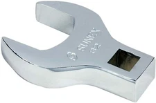 Sunex Tools 97332A 1/2" Drive 32mm Fully Polished Jumbo Straight Crowfoot Wrench