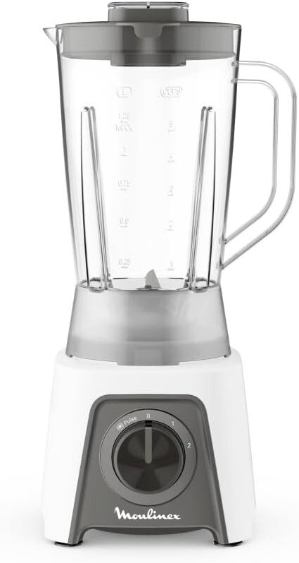 Moulinex Blendeo + Frullatore Elettrico, 450 W, 1.5 L, Tritatutto con 2 Velocità