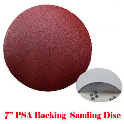 10x 7'' 80 Grit Sanding Disc Paper Stick and Peel and Stick PSA Sander Abrasive