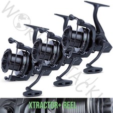 3 x SONIK Xtractor+ 5000 Reel Mini Big Pit Reel Carp Coarse Pike Fishing