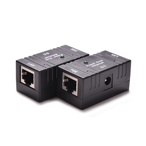 2X Passive PoE Injector Splitter Over Ethernet Adapter For LAN Network IP Camera