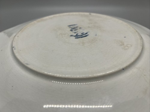 Royal Bonn Rosenguirlande Blue Pedestal Plate Franz Mehlem Germany 9.5” Ceramic - Picture 7 of 9
