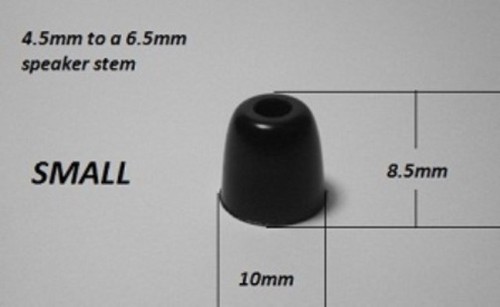 earbud replacement noise cancellation memory foam tips SIZE SMALL 8.7mm high - Imagen 2 de 2