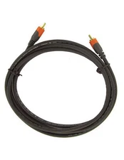 2 Digital Coax Cable Copper Conductors Connect Digital & Audio Components 8 Feet
