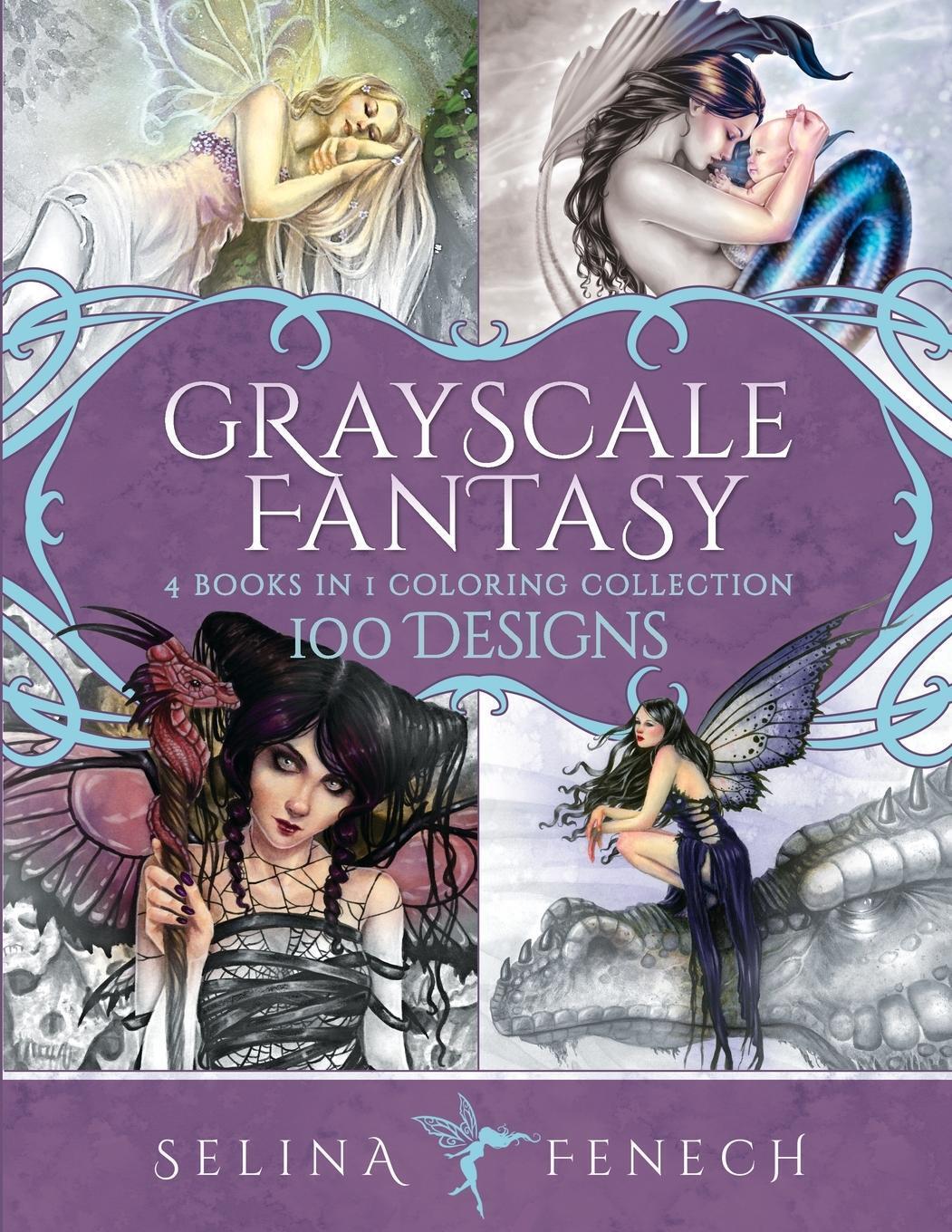 Thumbnail - Selina Fenech | Grayscale Fantasy Coloring Collection | Taschenbuch |