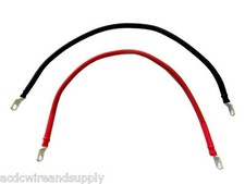  2 Awg HD Golf Cart Battery Cable 2-24" YAMAHA E-Z-GO JUMPERS U.S.A MADE