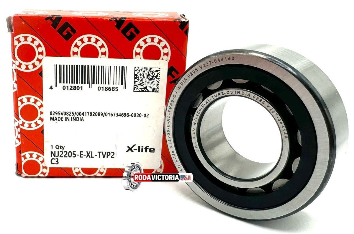 FAG NJ2205 E XL TVP2 C3 CYLINDRICAL ROLLER BEARING 25x52x18 mm | eBay