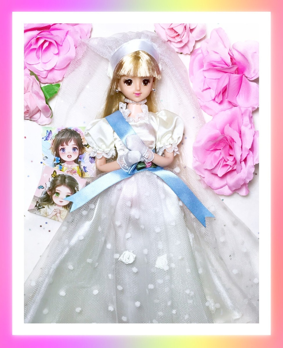VTG Takara Japan Fashion Jenny Wedding Bride Fashion Doll Barbie