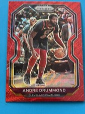 2020-21 Panini Prizm - Ruby Wave Prizm #222 Andre Drummond