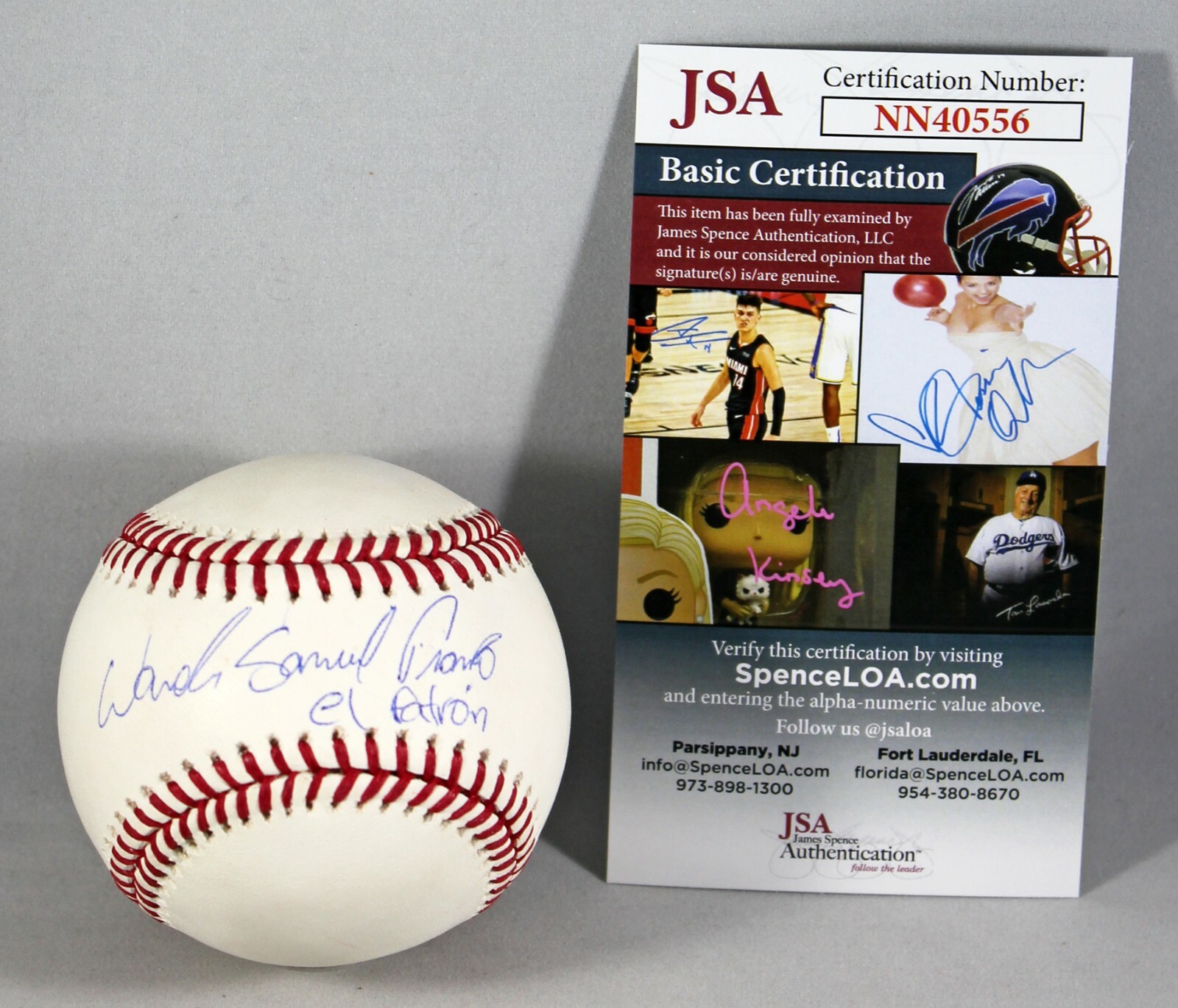 Wander Franco Autographed Signed Rawlings Oml Baseball Tampa Bay Rays Full Signature JSA COA 