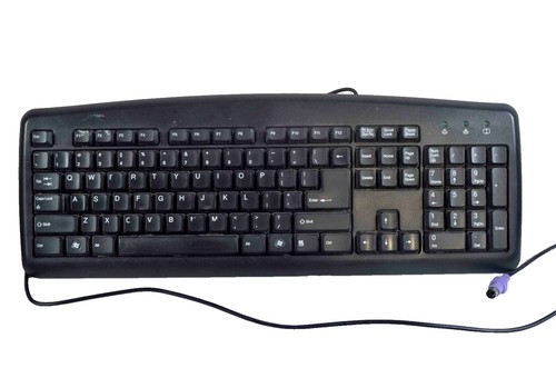 Rare Chicony KB-5581 Keyboard Cherry MX Blue Switches Molded