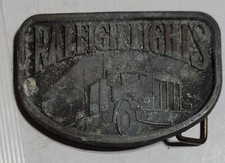 VINTAGE RALEIGH LIGHTS BELT BUCKLE TM