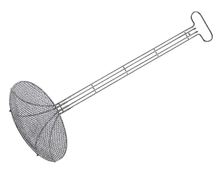 2 x 18/10 Skimmer / Spider L60cm D28cm MPN 92/280 Chip Frying Utensils -Incl VAT