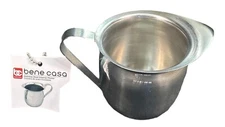 Bene  Casa Stainless.Steel Creamer Pitcher 7 Fl oz Capacity