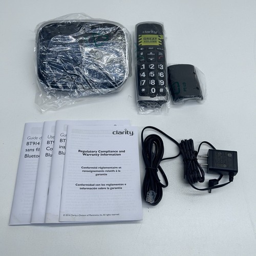 CLARITY 59914001 na 1-Handset Landline Telephone, Blue - Picture 4 of 7