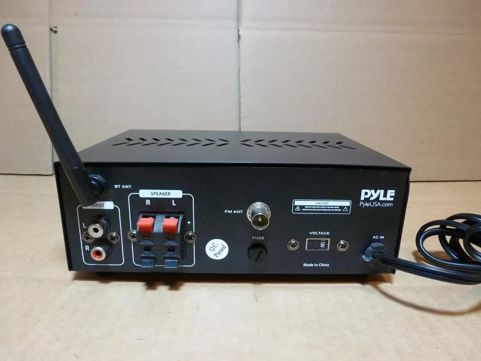 Pyle PCA3 Bluetooth 2X75W Home House Theater Stereo Power Amp Amplifier Receiver - Image 2 of 3