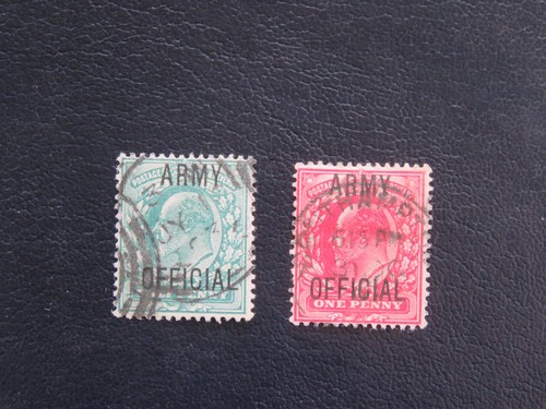 KE VII Army Officials O48 and O49 - used.