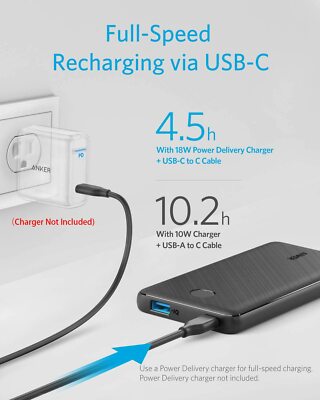 anker powercore slim 10000 pd portable charger