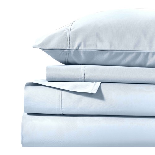 1000 Thread Count Cotton Blend Oversized Solid Deep Pocket Bed Sheet Set - 第 8/35 張圖片