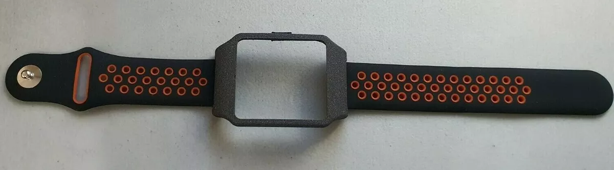 Sony SmartWatch 3 SWR50 Black Galaxy AND ORANGE Dots Silicone