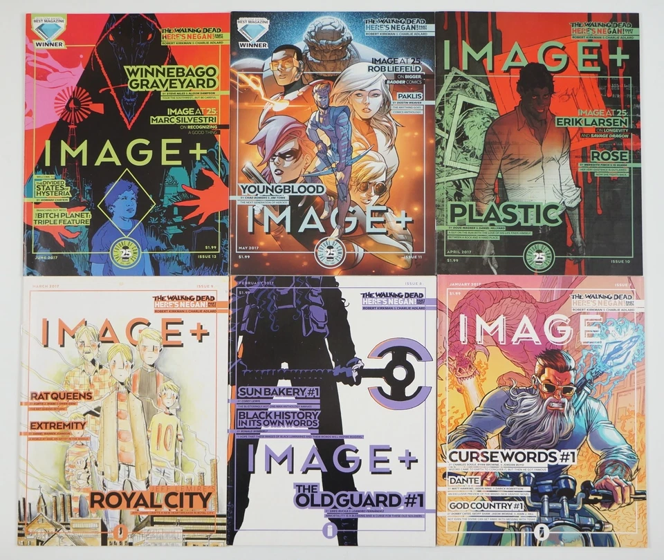 Image Plus 1-16 VF/NM complete series Walking Dead "Here's Negan" complete story - Image 2 of 3