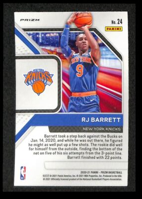 RJ Barrett Prizm RC Fast Break ニックス NBA RJ Barrett Prizm RC Fast Break ニックス NBA 2023-24 Panini Prizm